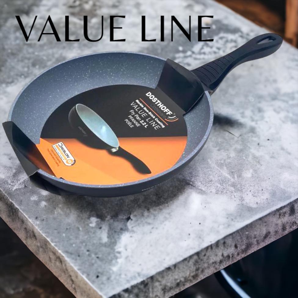 DOSTHOFF VALUE FRYING PAN BLACK 24 CM