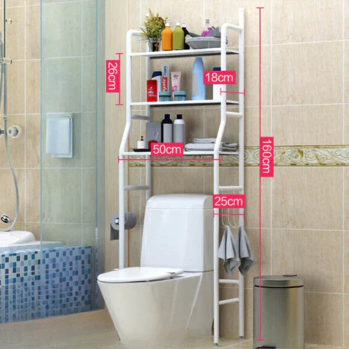 3 Layers Multipurpose Bathroom Shelf