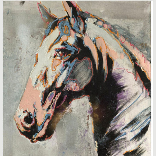 Silver Horse Head  2