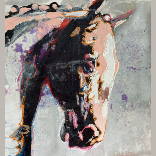 Silver Horse Head