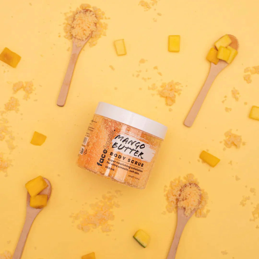 Face facts Mango butter body scrub 400g