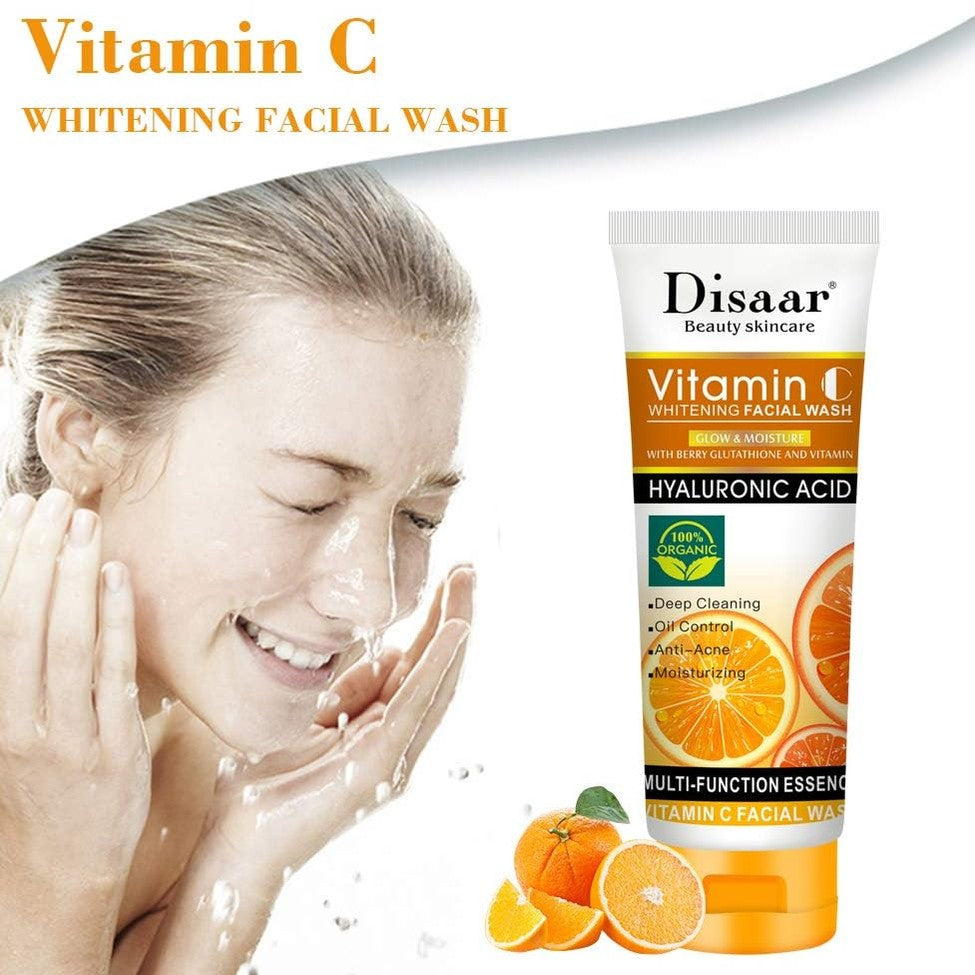 (NET) Vitamin C Whitening Facial Wash Hyaluronic Acid Multi Function 100ml/219319