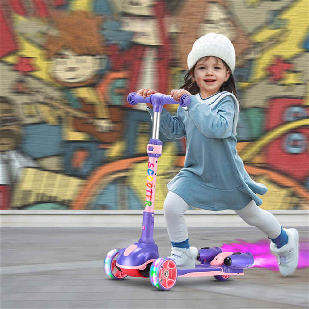 (Net) Scooter Bubble Spray 3 Wheel