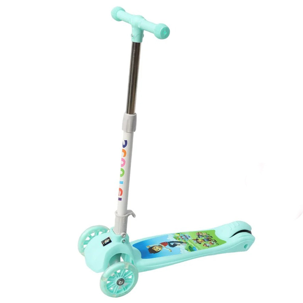 (Net) Cartoon Characters Scooter 3 Wheels With Light Lebanon