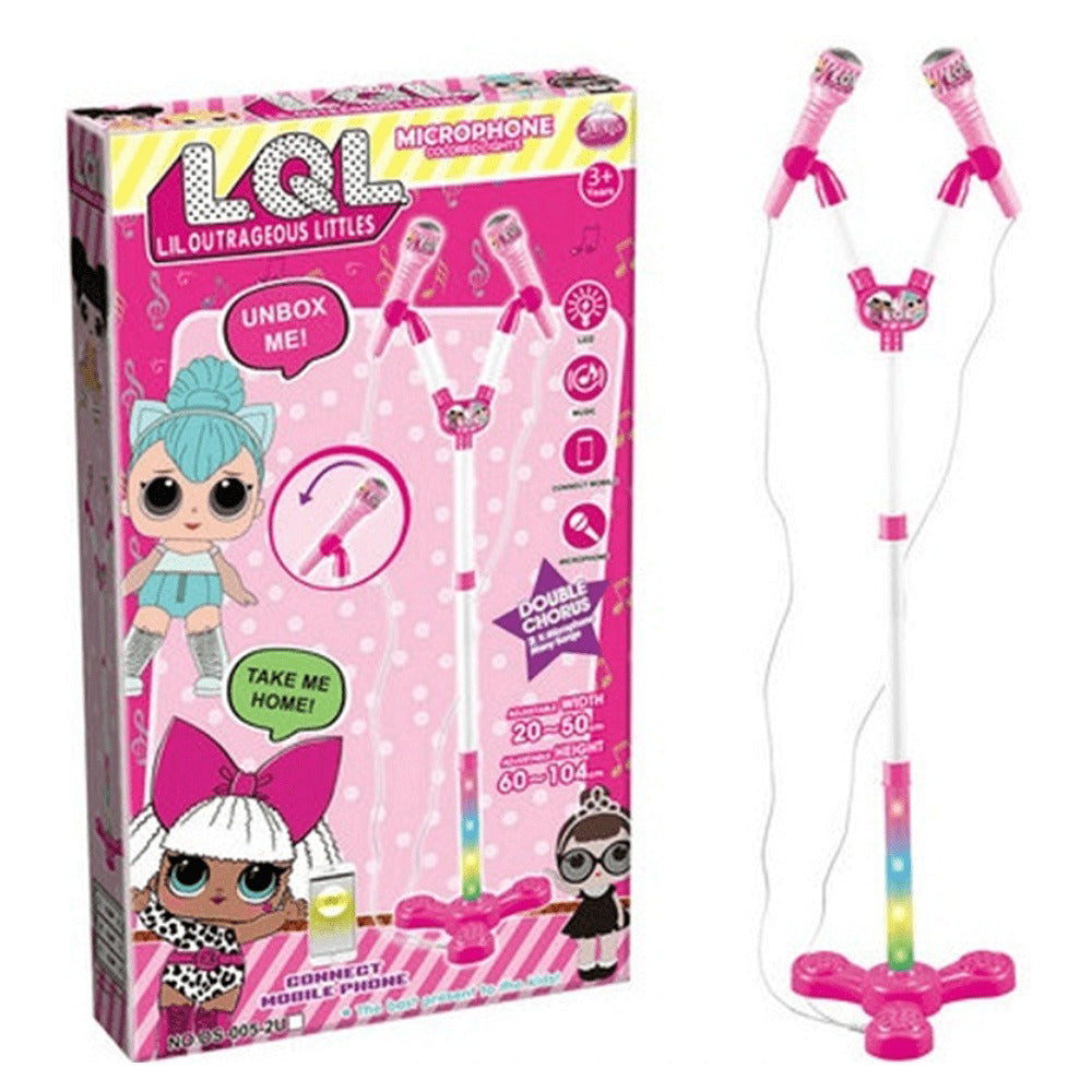 (Net) Lol Double Height Adjustable Microphone Karaoke Playset Lebanon