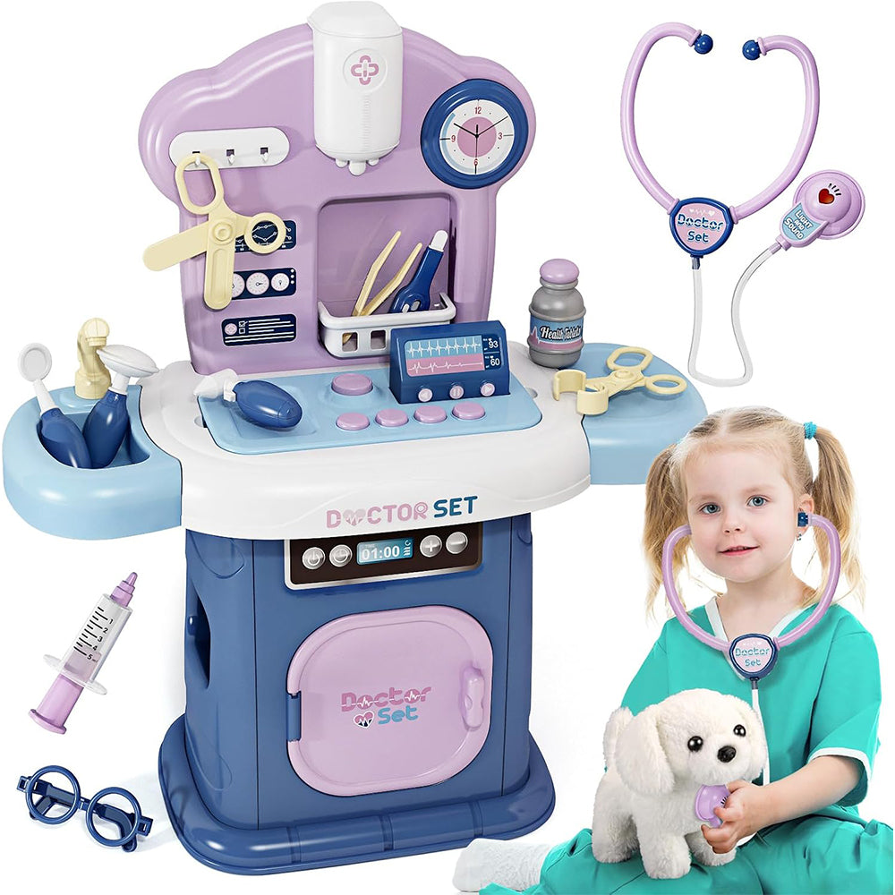 (Net) Pet Care Play Set With Dog Doll Stethoscope & Accessories Lebanon