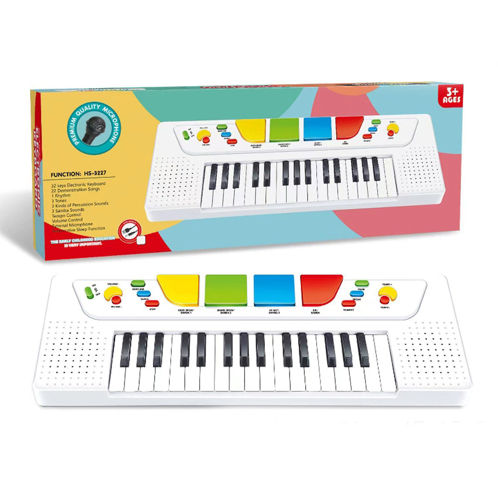 White Musical Organ Toy With Microphone Lebanon