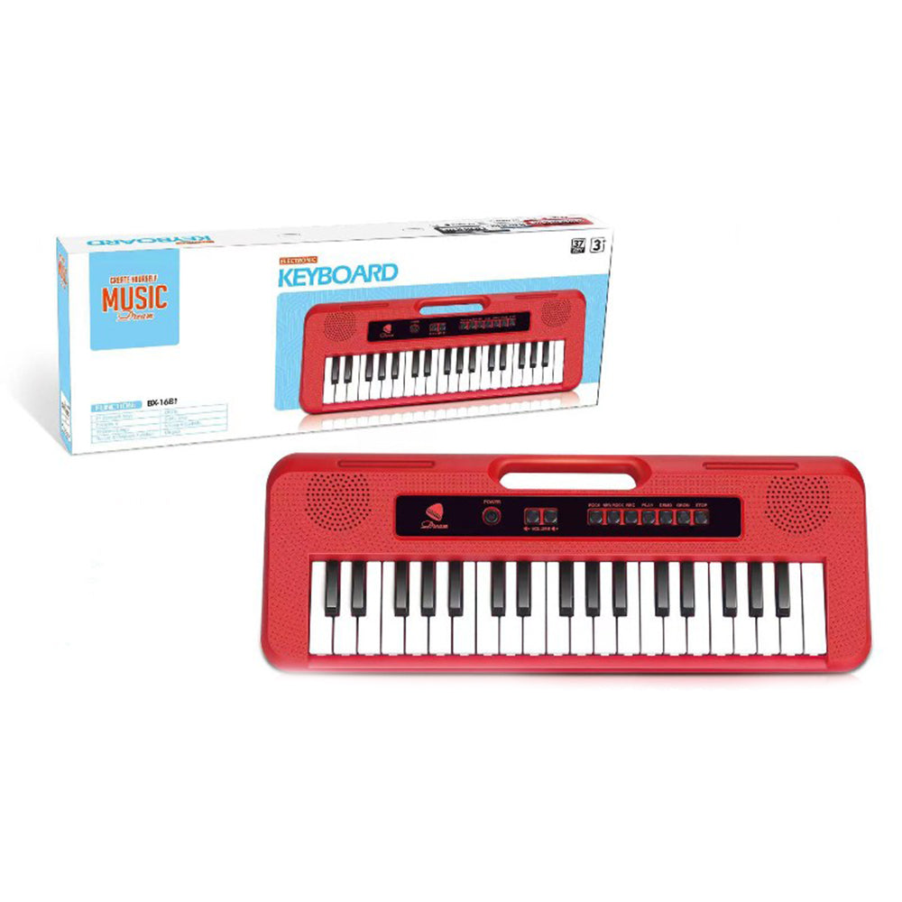 Red Electronic Keyboard Piano With Microphone Lebanon