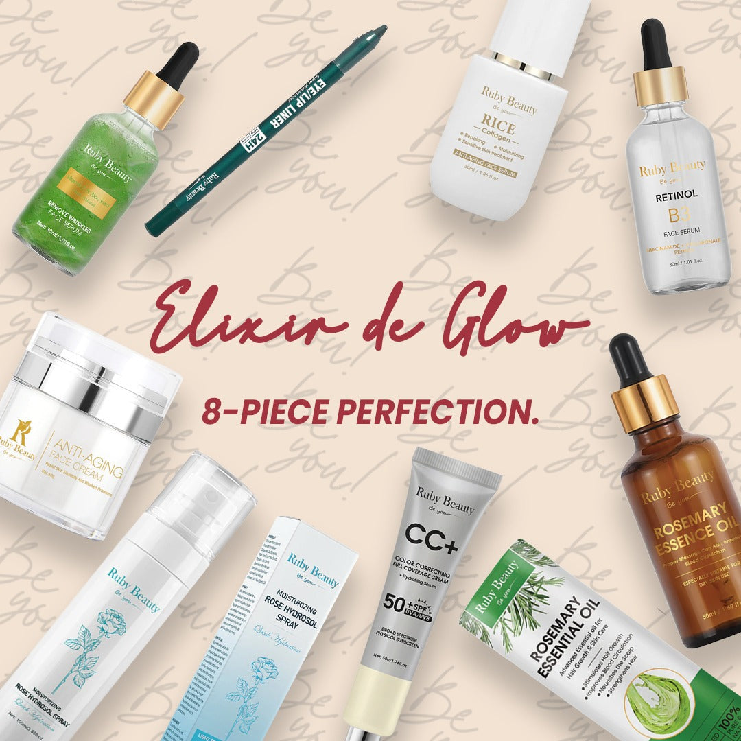 Ruby Beauty Elixir de Glow (8 PIECES)