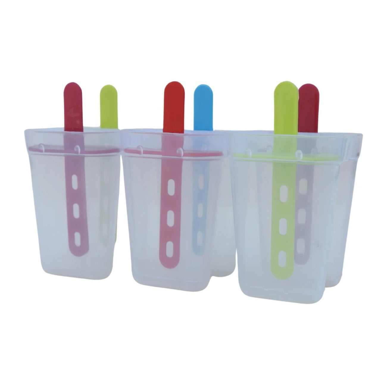 Plastic Ice Pop Maker - Pack of 6 & 4