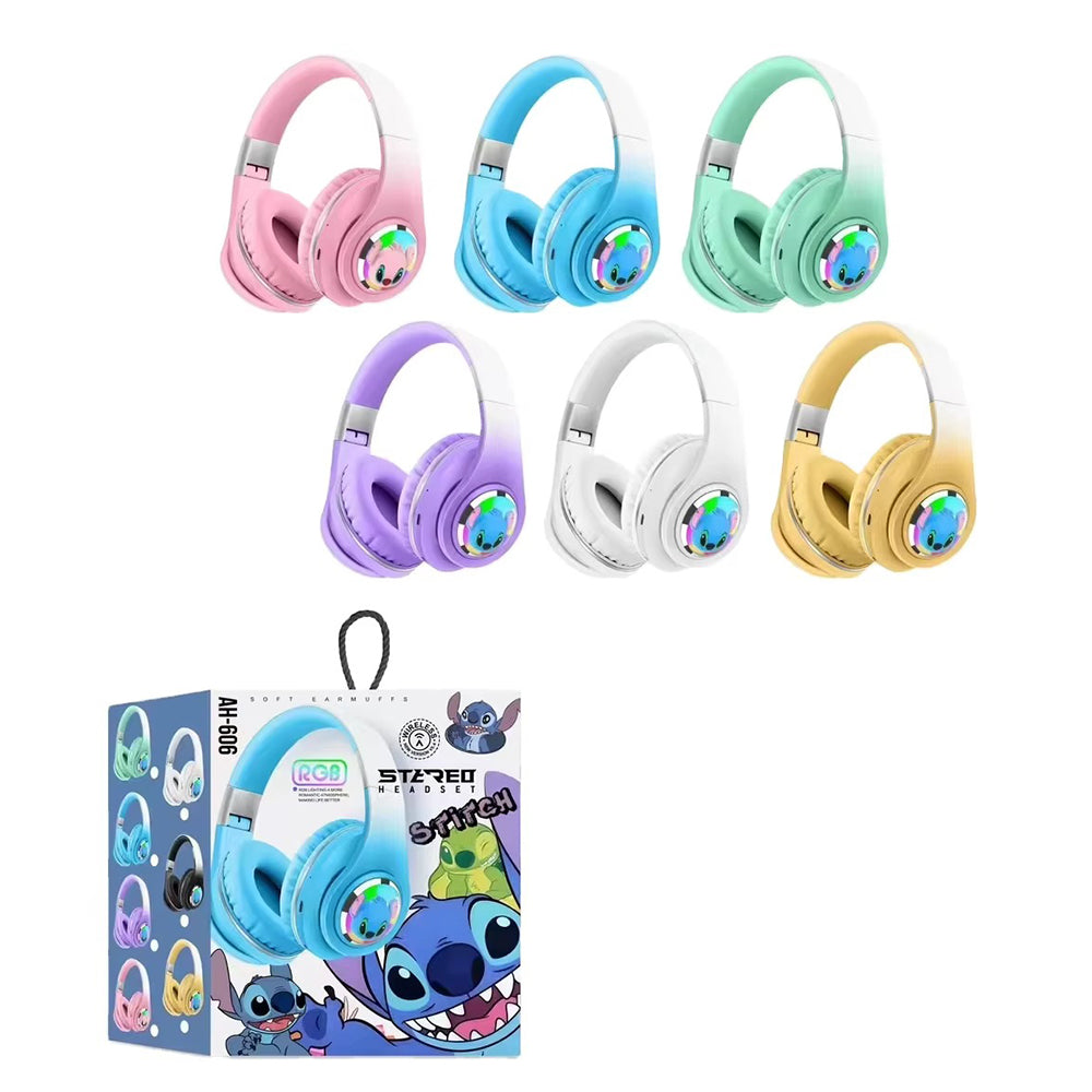 (Net) LED Stitch Wireless Headset Cartoon BT Headphones Lebanon