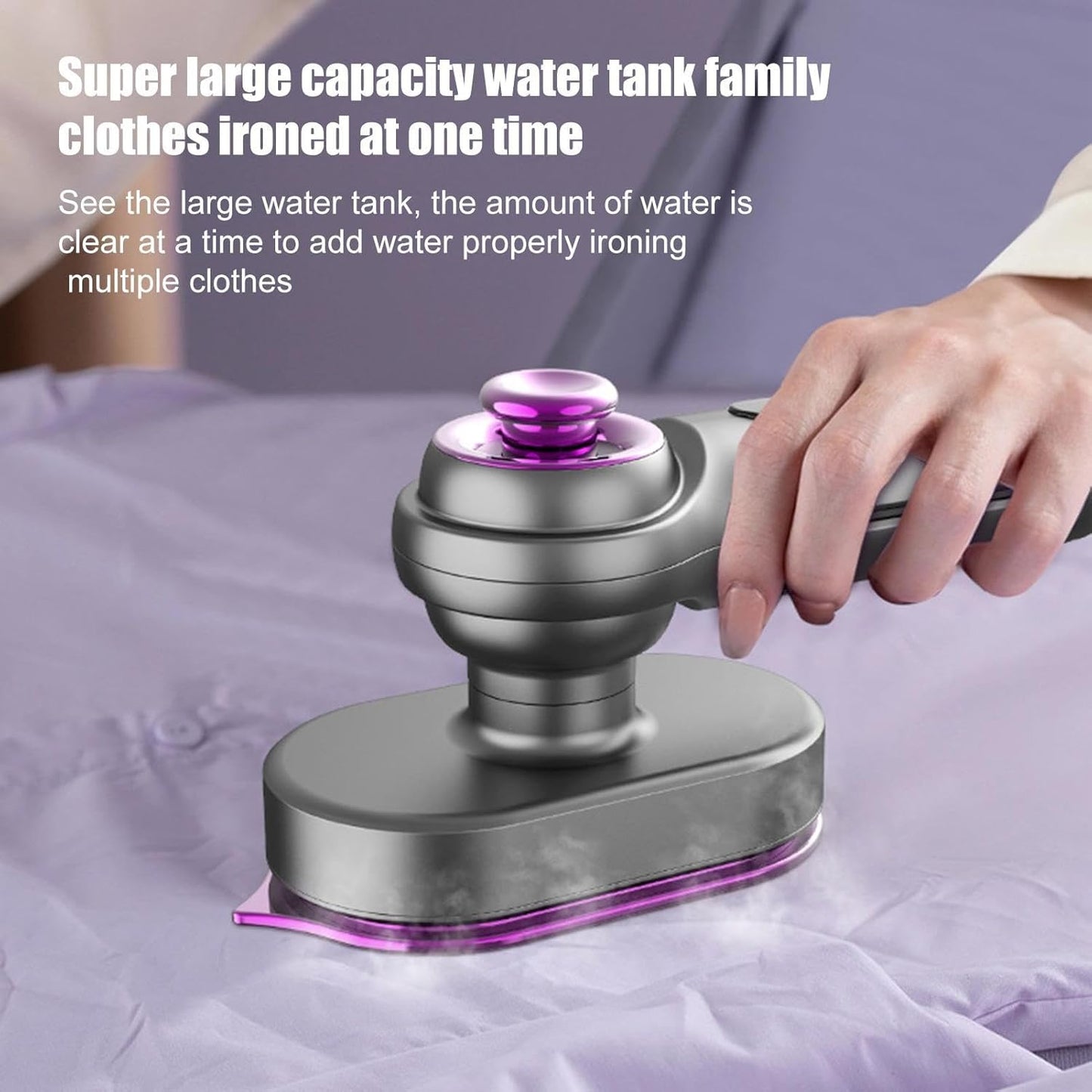 (Net) 90° Rotatable Handle Clothe Iron Steamers