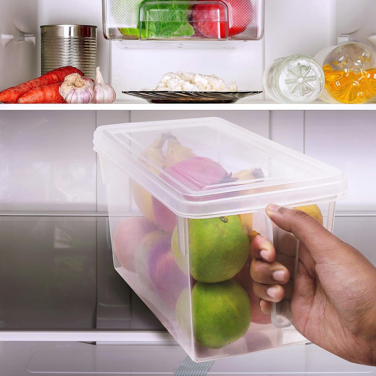 Large Refrigerator Transparent Plastic Storage