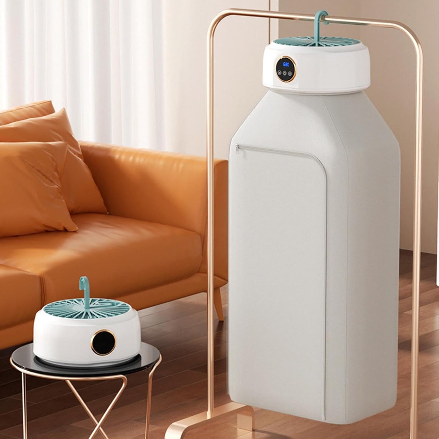 (Net) Electric Clothes Dryer Heater Compact Portable Foldable Machine/KZ-112