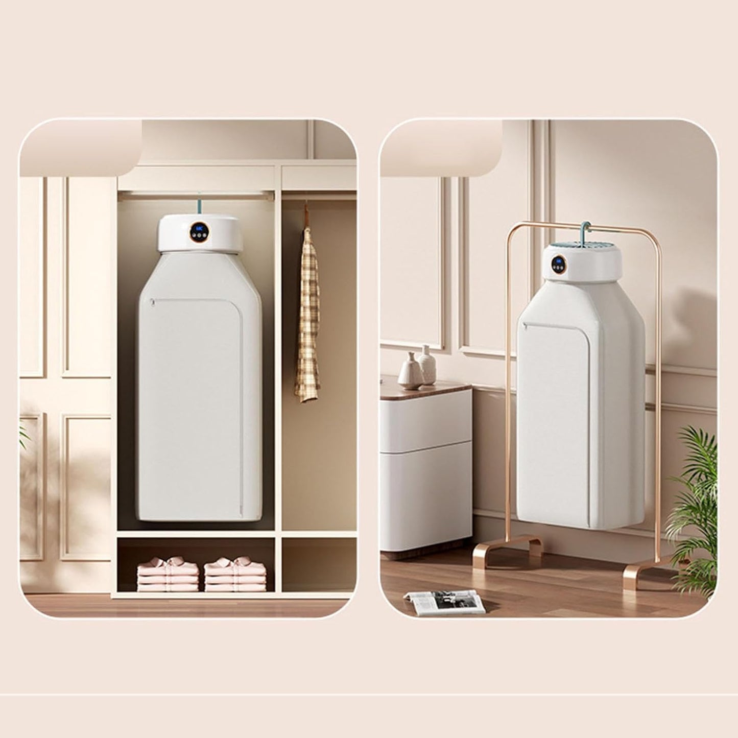 (Net) Electric Clothes Dryer Heater Compact Portable Foldable Machine/KZ-112