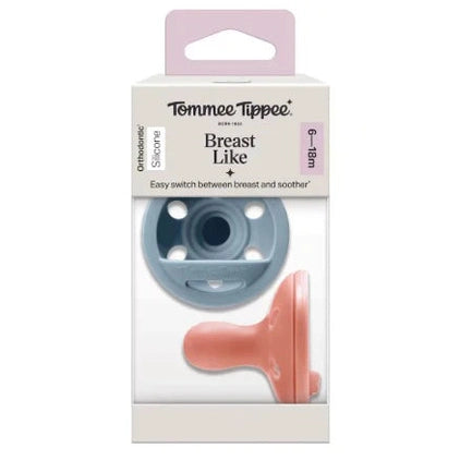 Tommee Tippee - Breast Like Soother Silicone - 6-18m - 2pcs