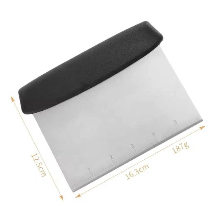 Premium Bench Scraper ，Stainless Steel Dough scraper and Chopper