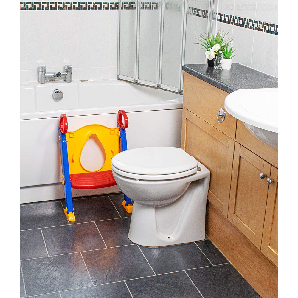 (Net) Baby Potty Training Seat Toddler Child Toilet Trainer With Step Stool Ladder Lebanon