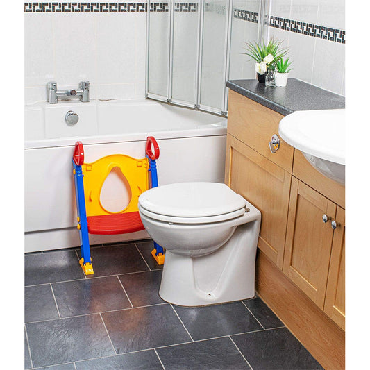 (Net) Baby Potty Training Seat Toddler Child Toilet Trainer With Step Stool Ladder Lebanon