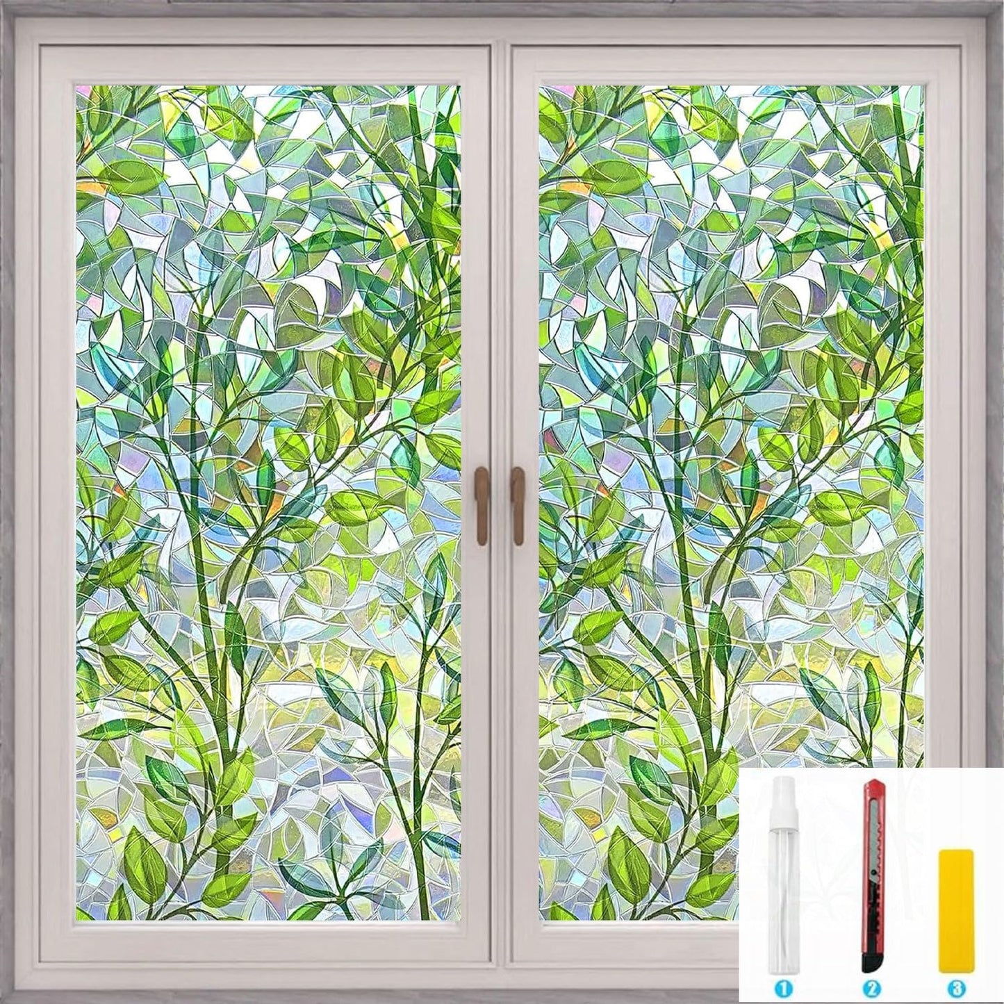 Leaf Window Static Film
