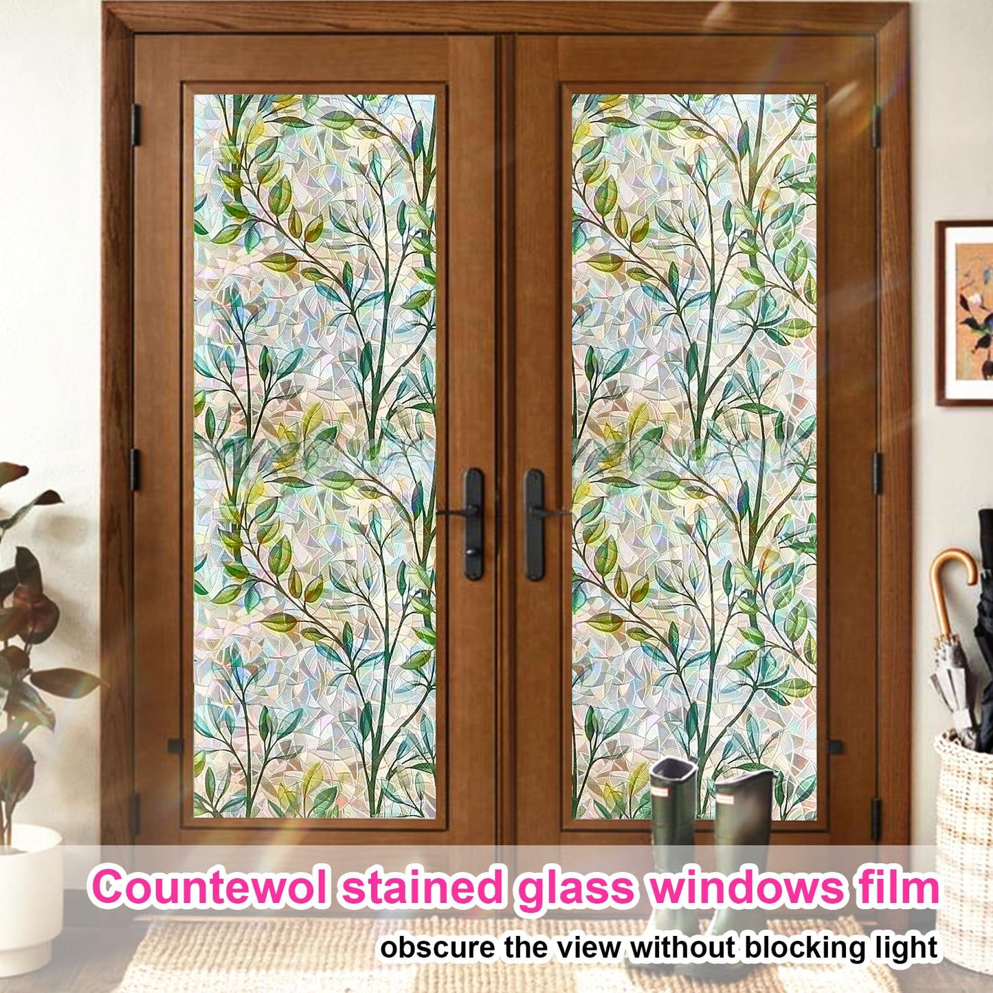 Leaf Window Static Film