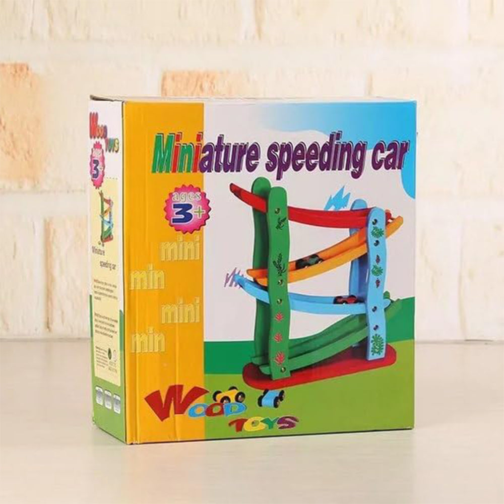 Wooden Miniature Fast Car