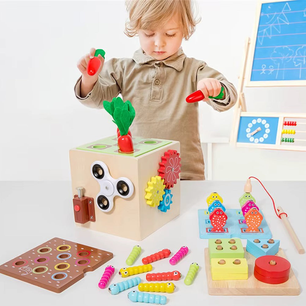 Wooden 9 in 1 Busy Box Baby Products Lebanon