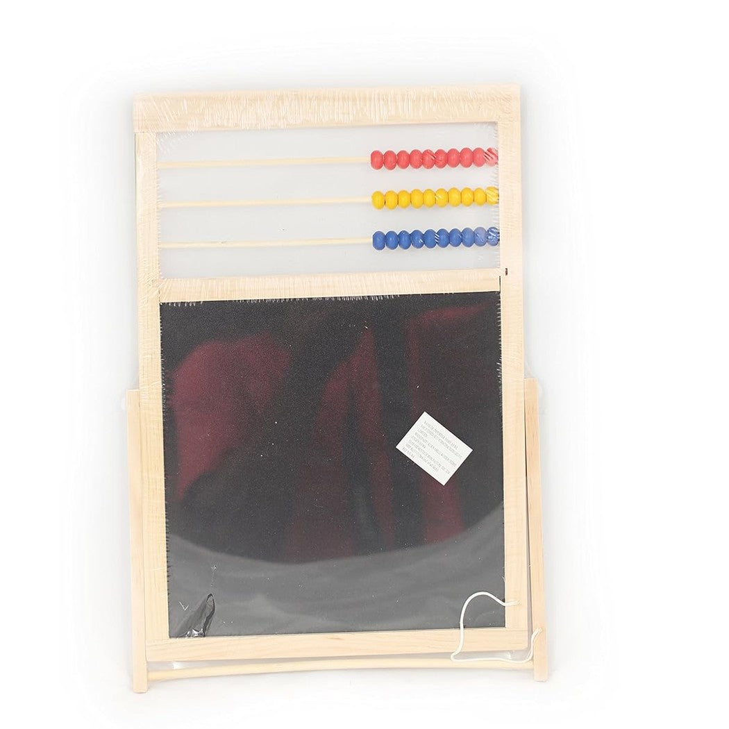 Wooden Double Sided Writing Board With Alphabet & Numbers