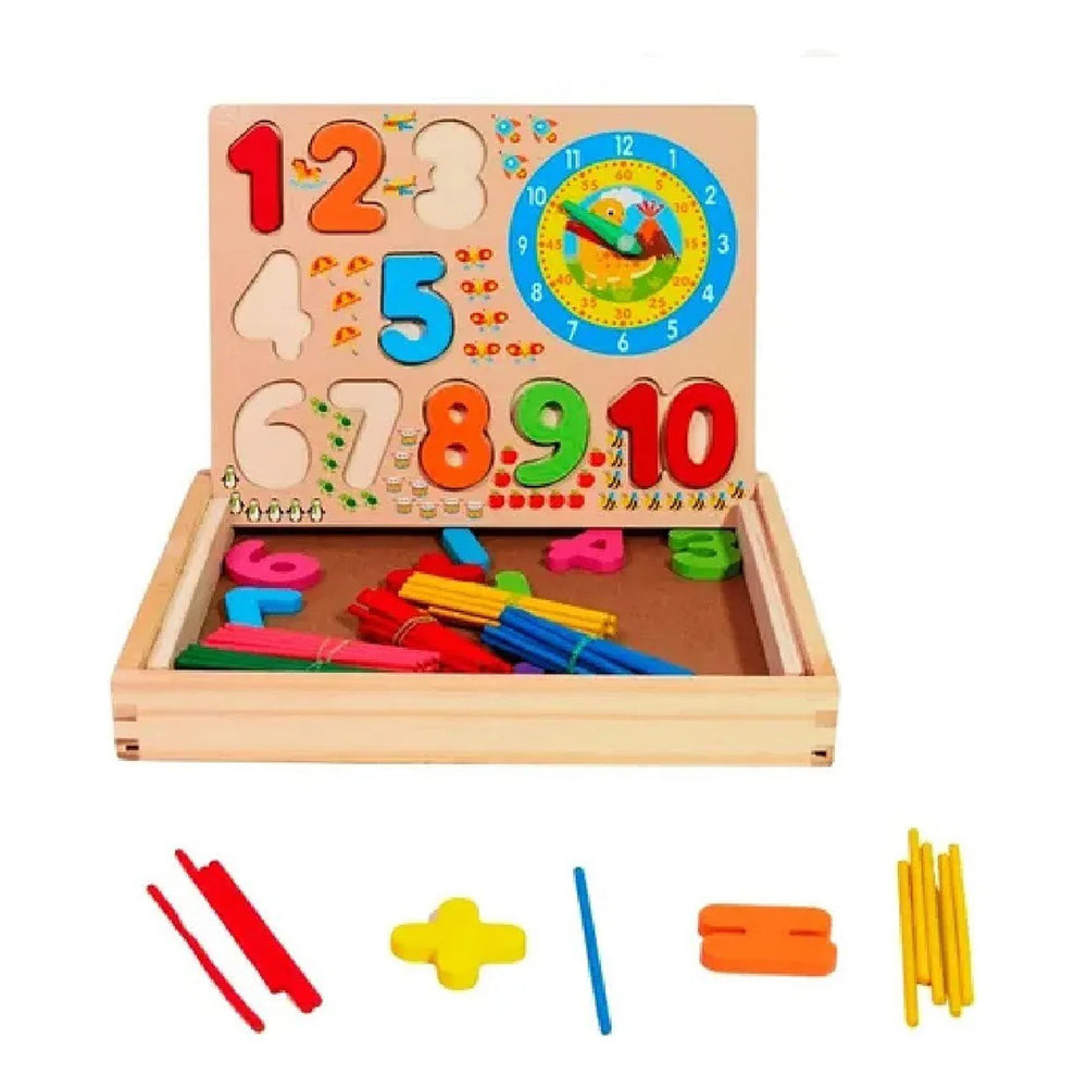 Wooden Multifunctional Digital Computing Clock Sketchpad Lebanon
