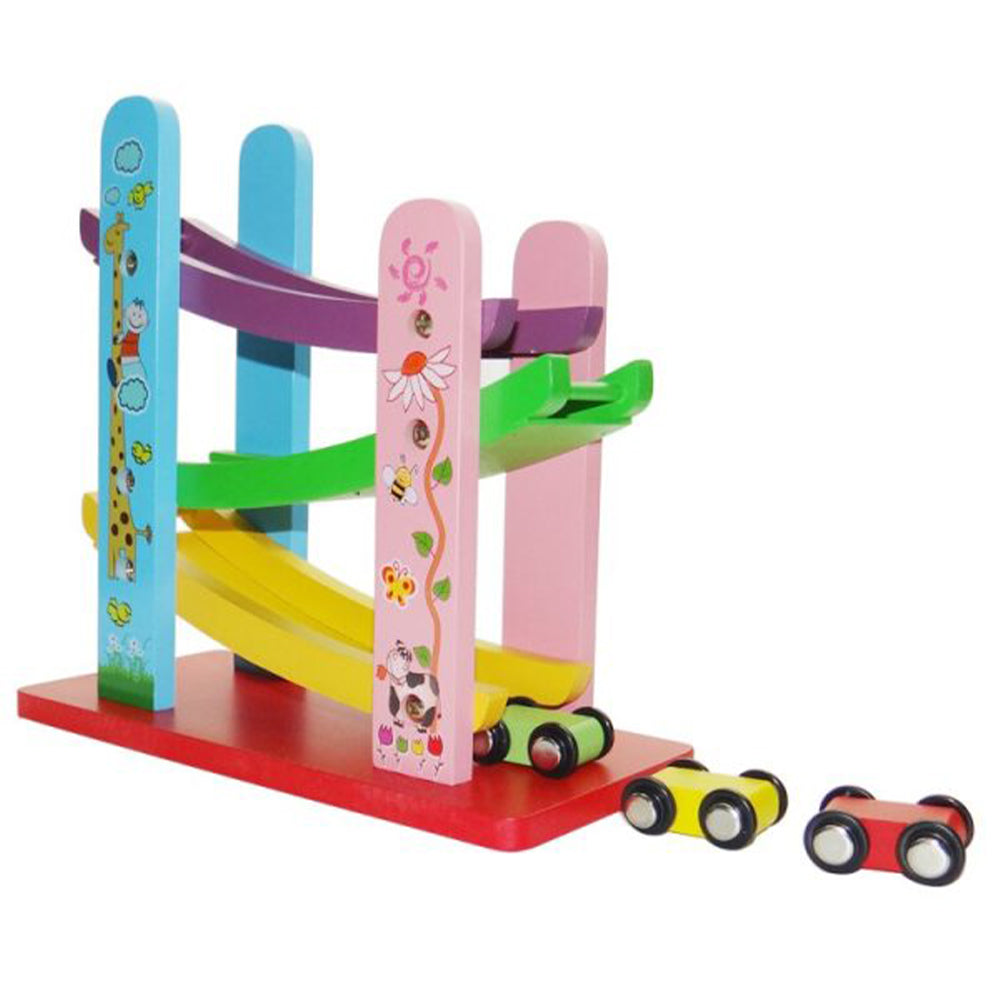 Wooden Children’s Toys Gliding Roller Coaster Miniature Speeding Car Educational Toy For Kids Lebanon