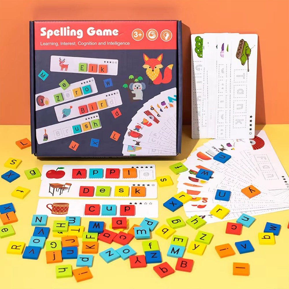 Wooden Toys Spelling Words Game Alphabet Numbers Lebanon