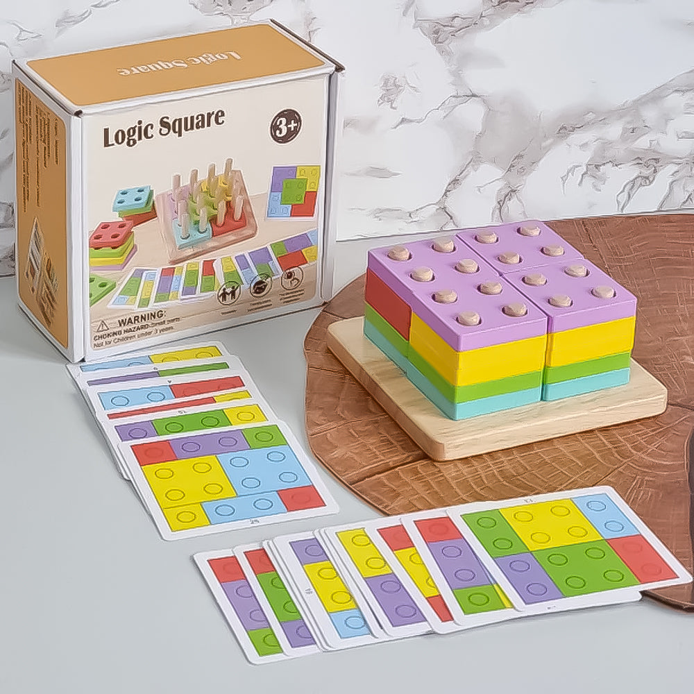 Wooden Logic Square Assembling Toy Lebanon
