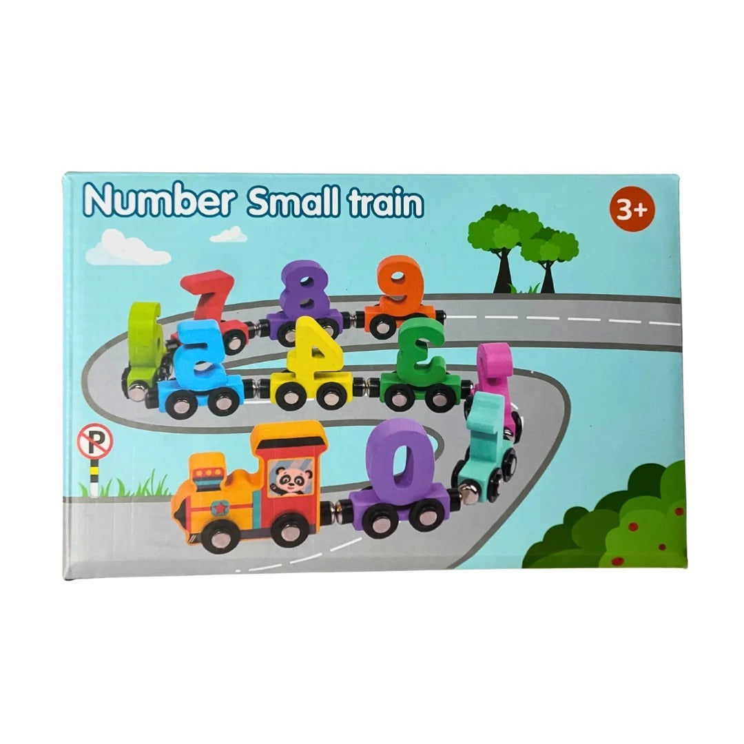 Wooden Magnetic Number Train Lebanon