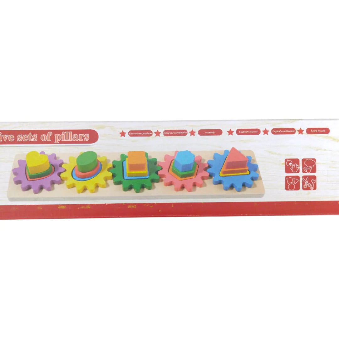 Wooden Gear Puzzle
