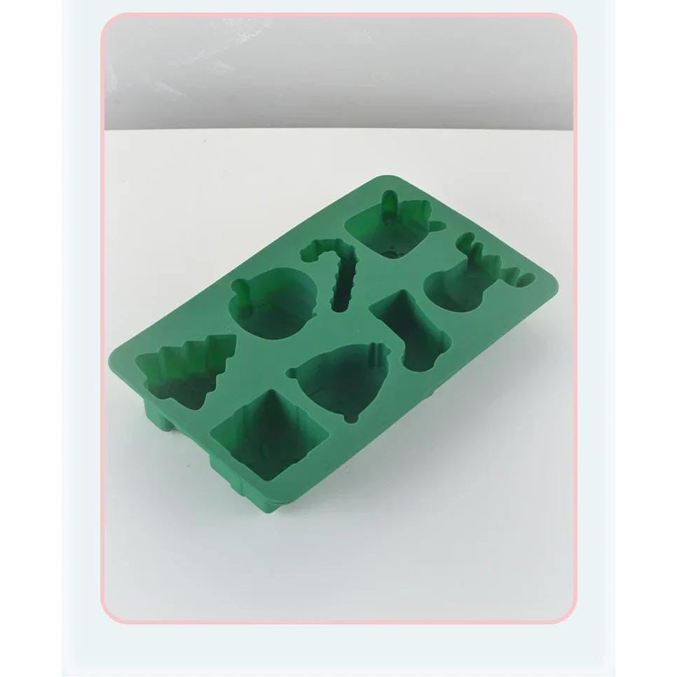 Munchies Tools Music Note Christmas Silicone Chocolate Mold 19m x 12cm x 2cm Green