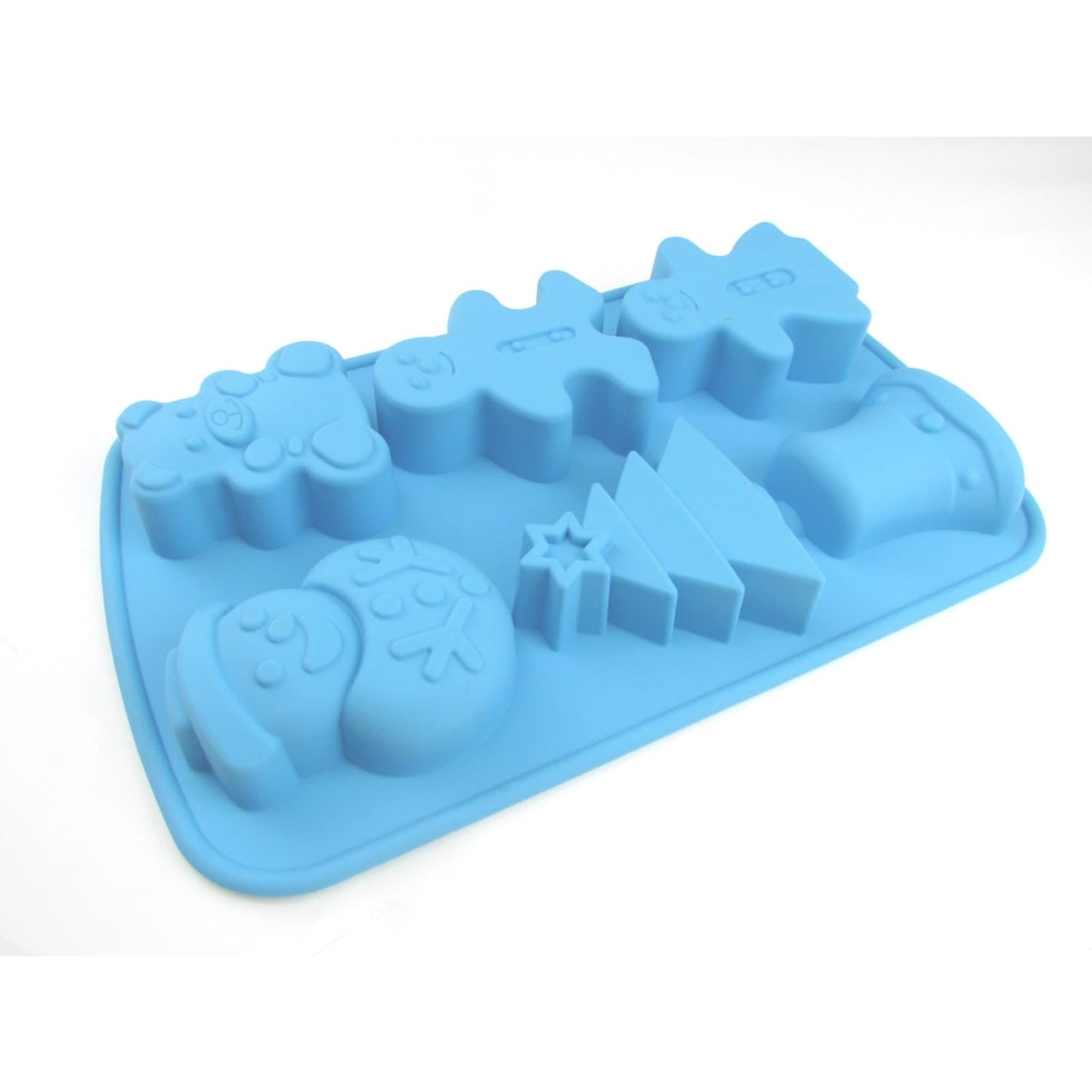 Christmas Theme Silicone Cake Mold Chocolate Fondant Jelly Cookie Muffin Ics Soap Mould Flexible Moulds Cupcake Bake Tools