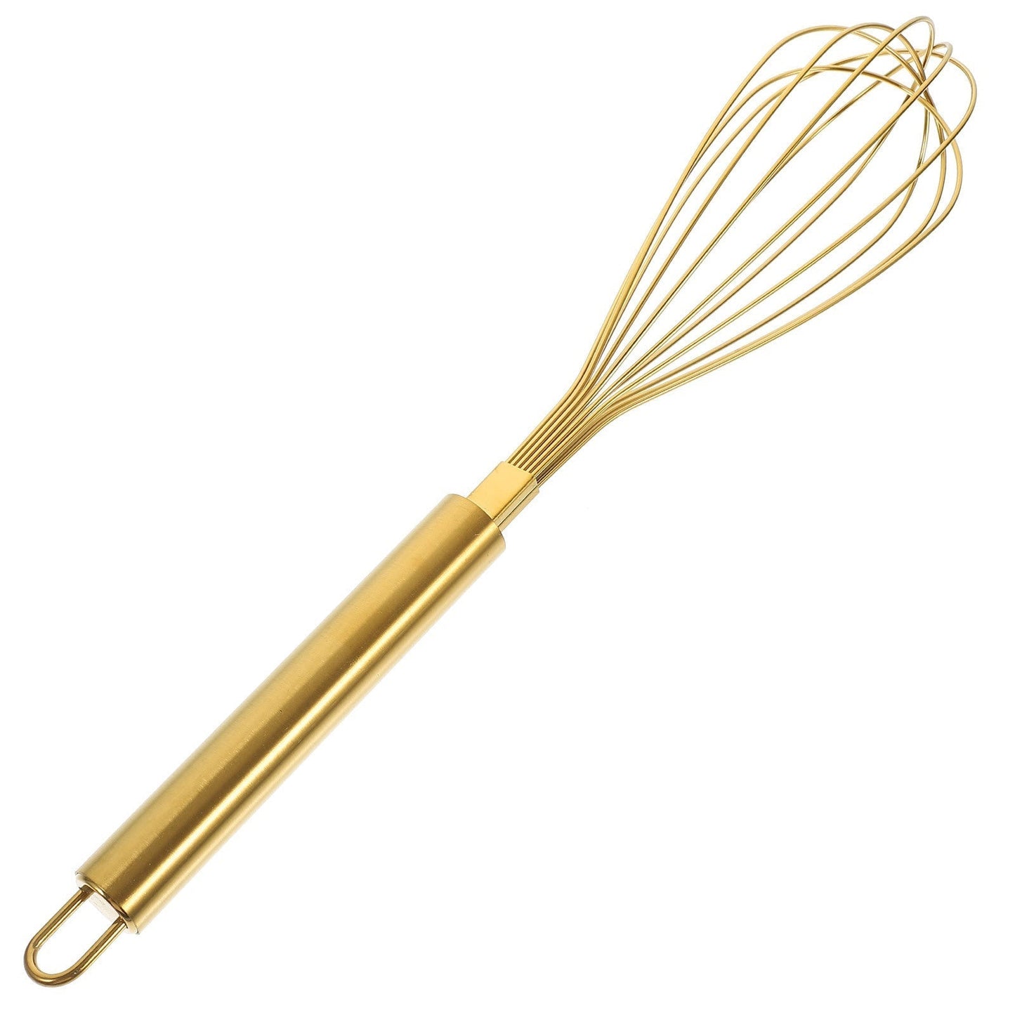 Stainless Steel Sliver Manual Egg Tool Beating Whisk Kitchen Utensil Handheld