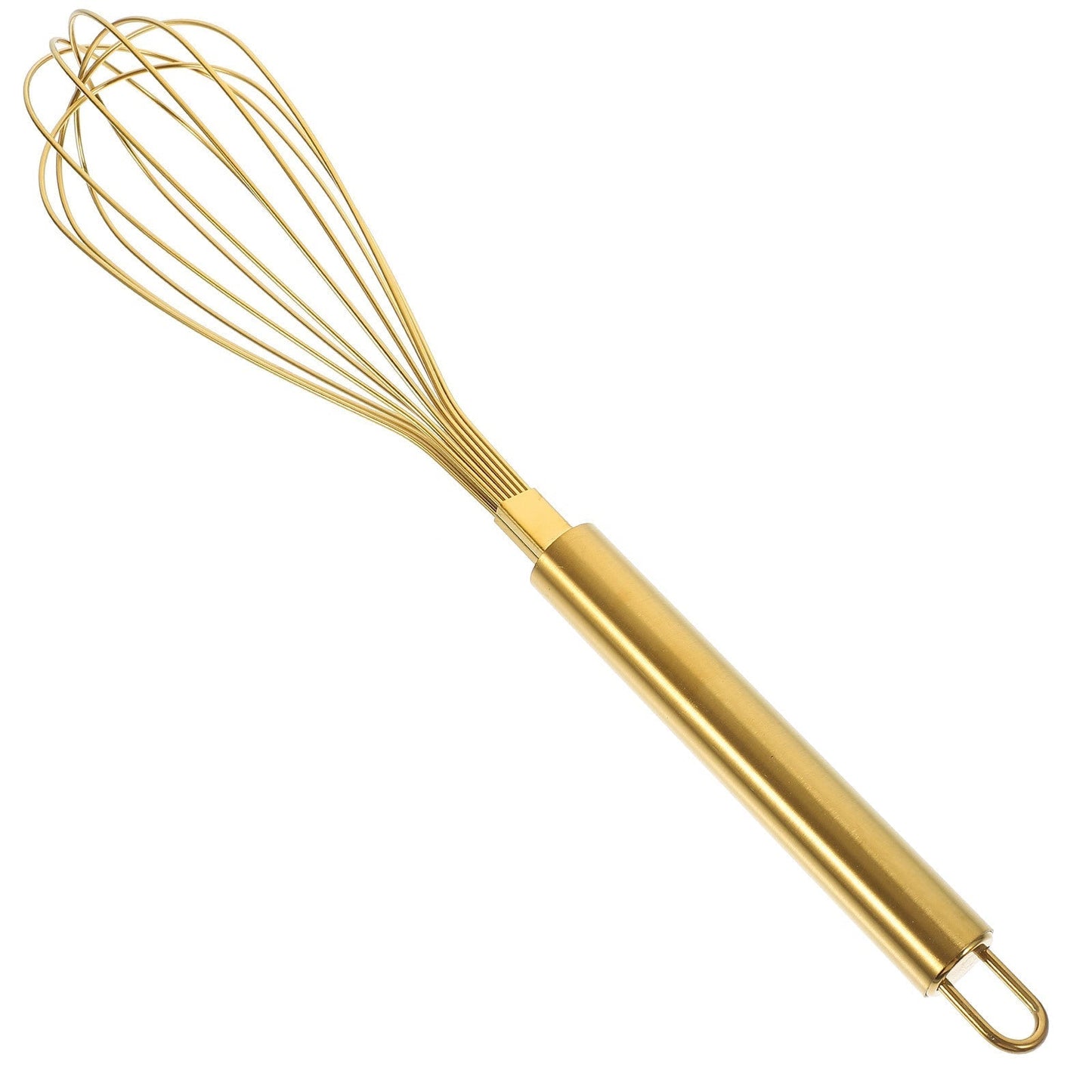 Stainless Steel Sliver Manual Egg Tool Beating Whisk Kitchen Utensil Handheld