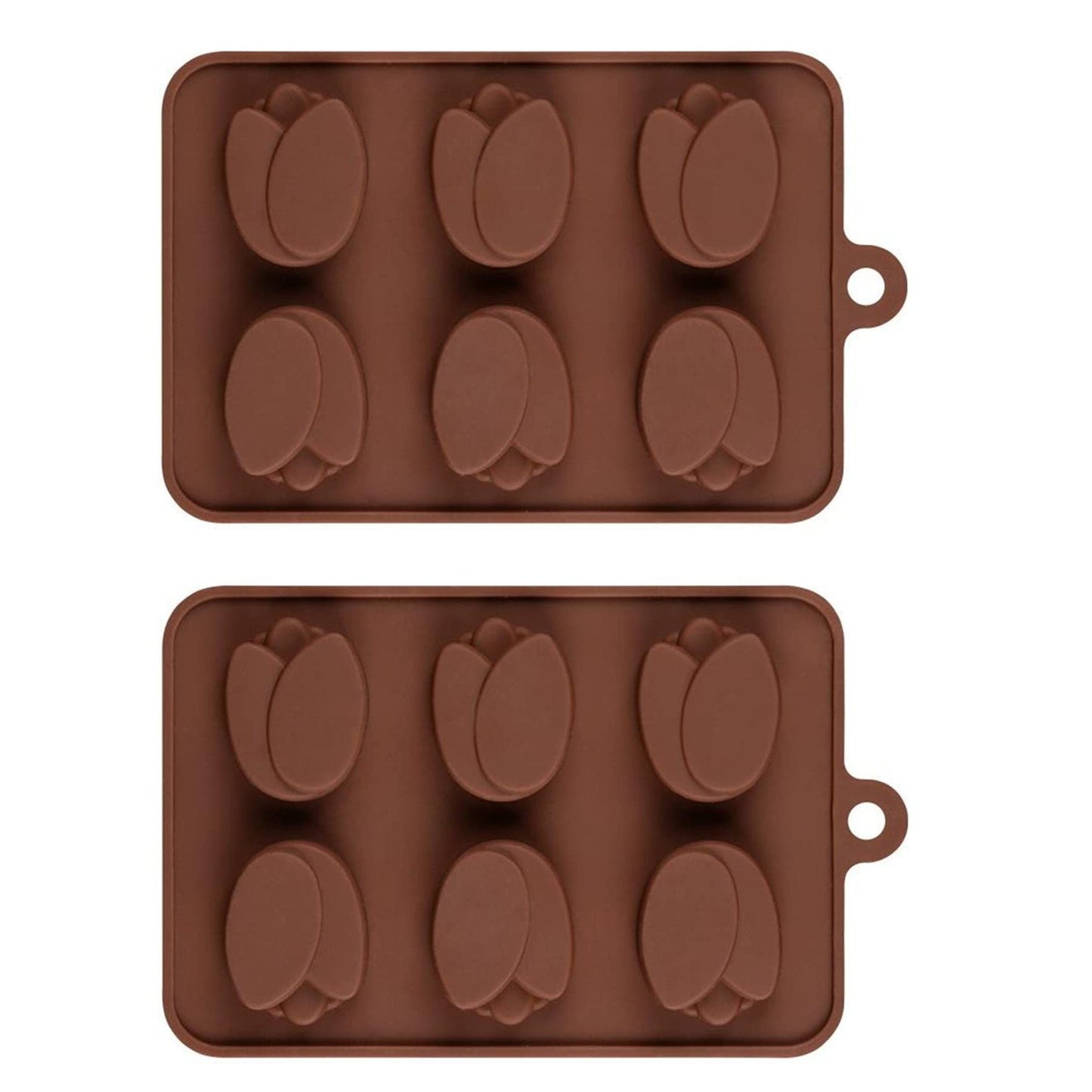 6 Cavity Silicone Tulip Flower Chocolate & Jelly