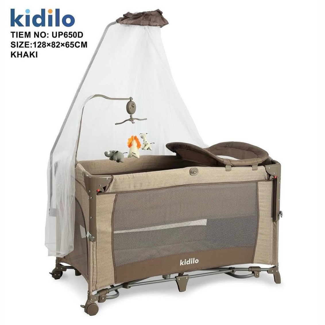 Kidilo UP650D Travel Cot