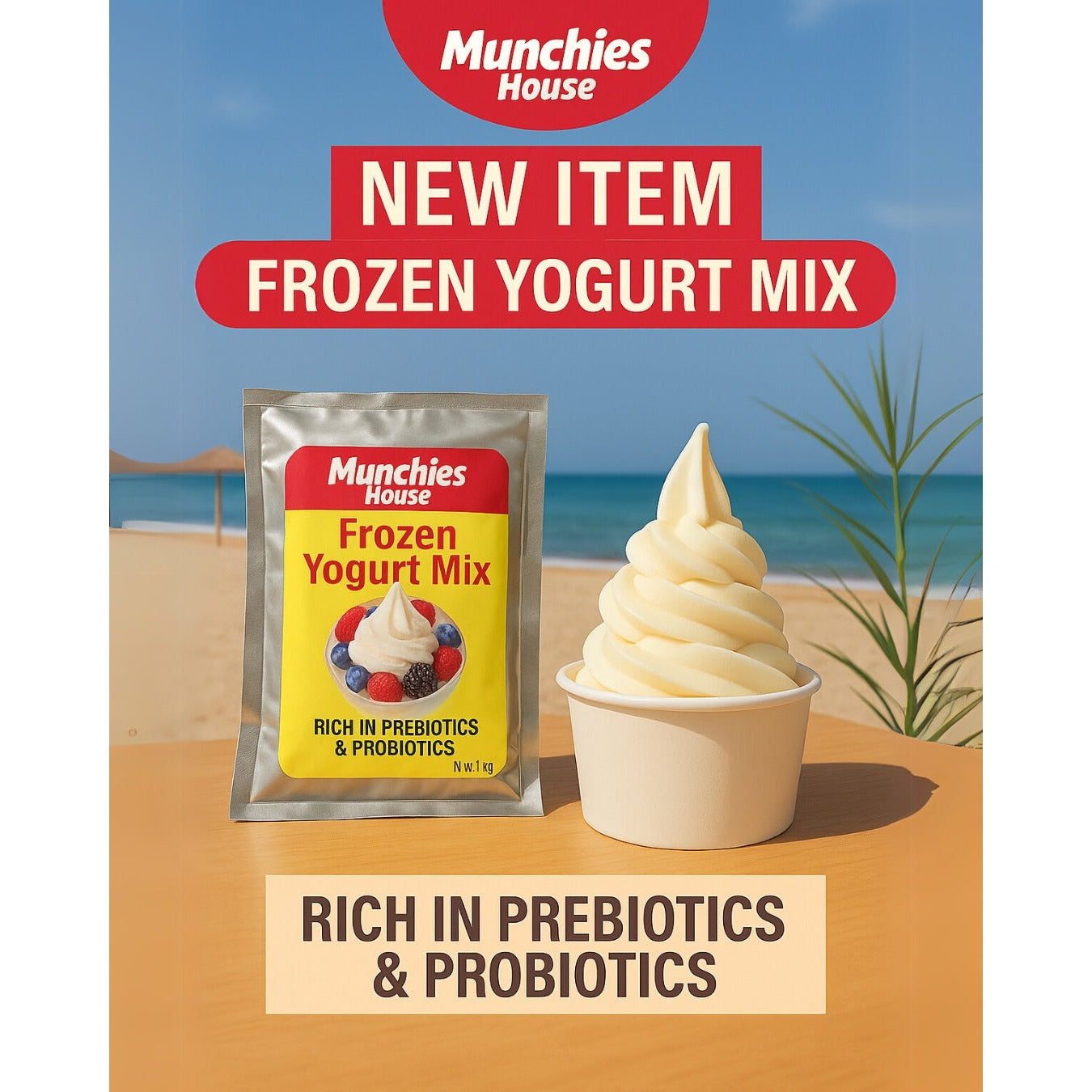Frozen Yogurt Powder Mix – Original Flavor | For Soft Serve