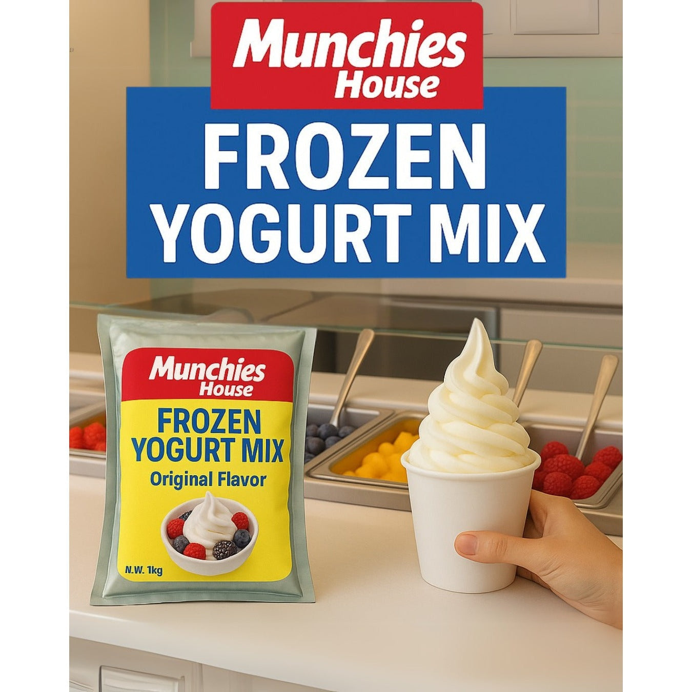 Frozen Yogurt Powder Mix – Original Flavor | For Soft Serve