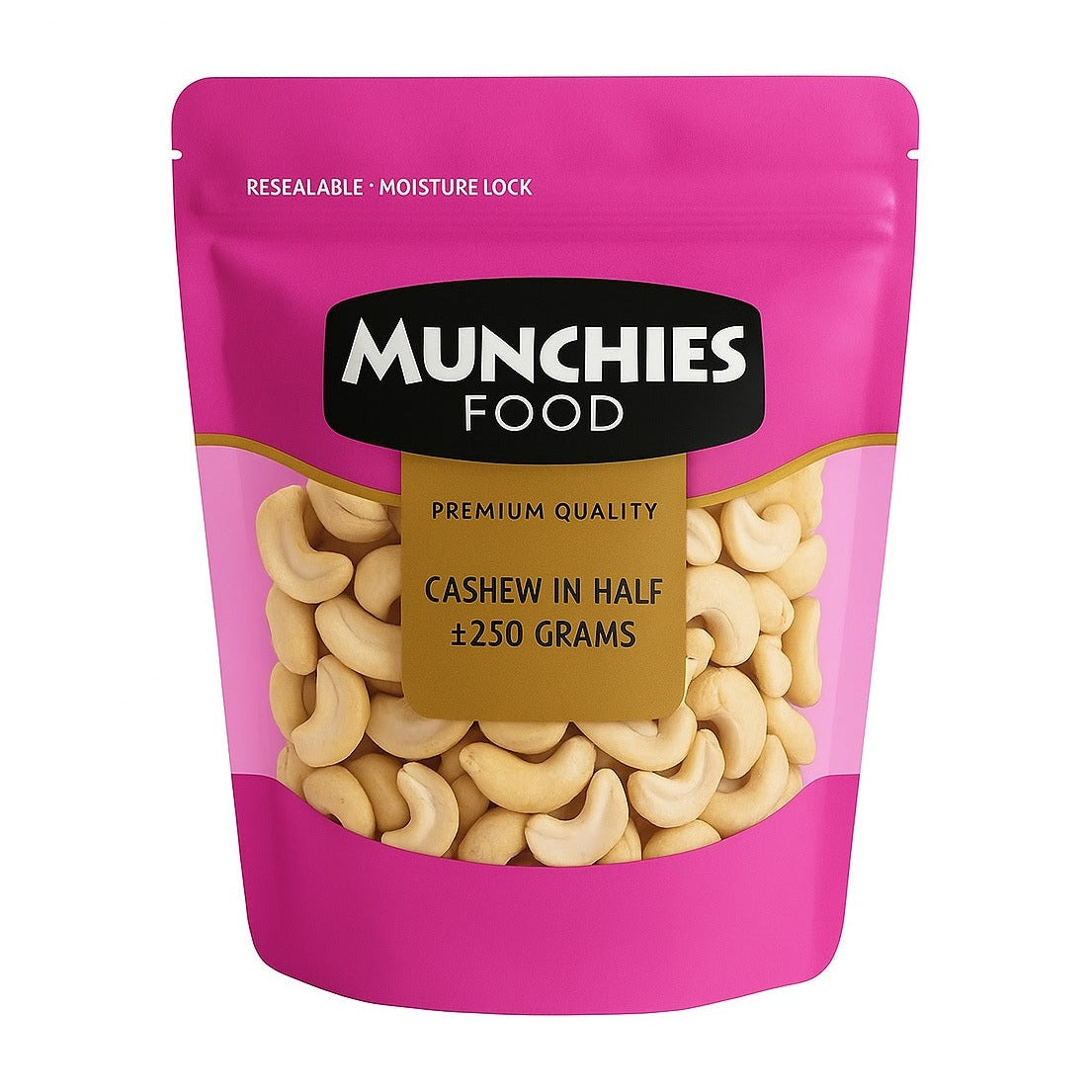 Premium Cashew Halves by Munchies Food, Nutrient-Rich Snack