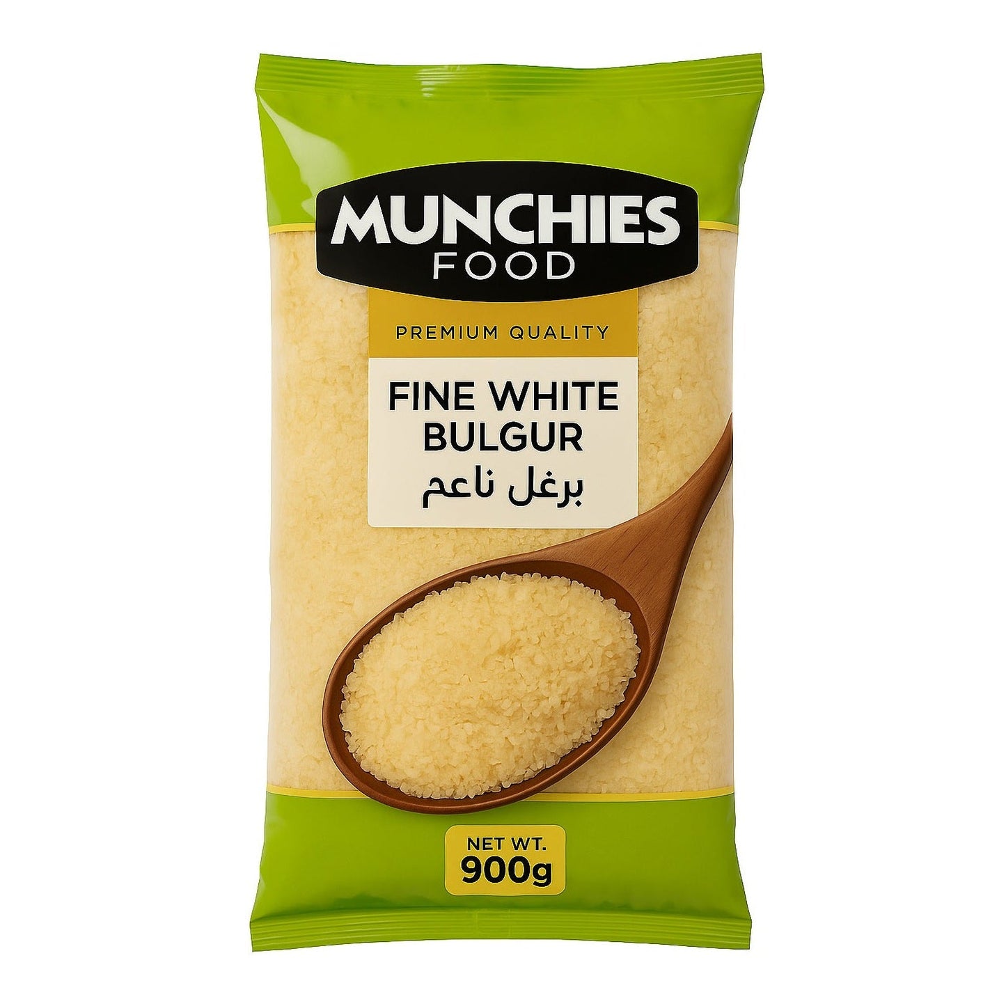 White Fine Bulgur - Premium Durum Wheat Grain