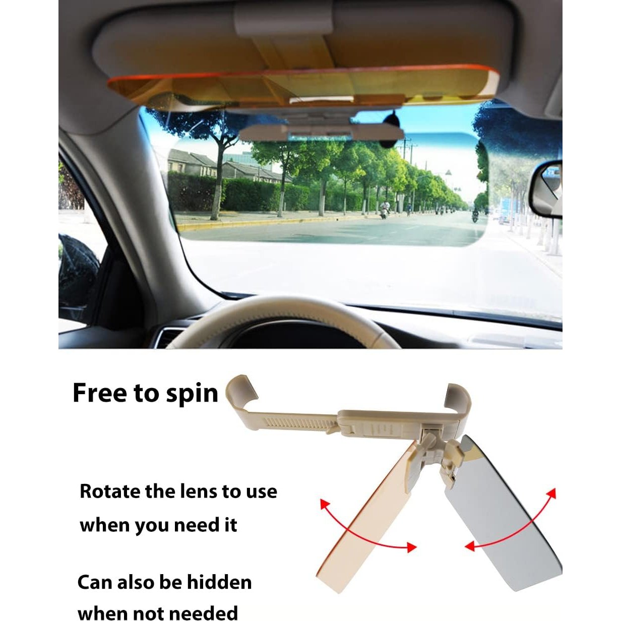 Anti-Sun Car Visor
