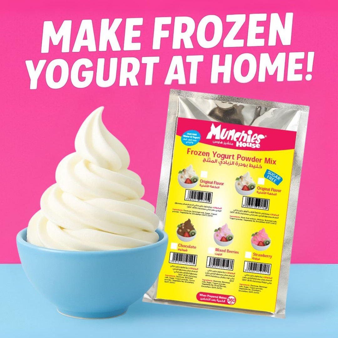 Frozen Yogurt Powder Mix – Original Flavor Sugar Free | Home Use
