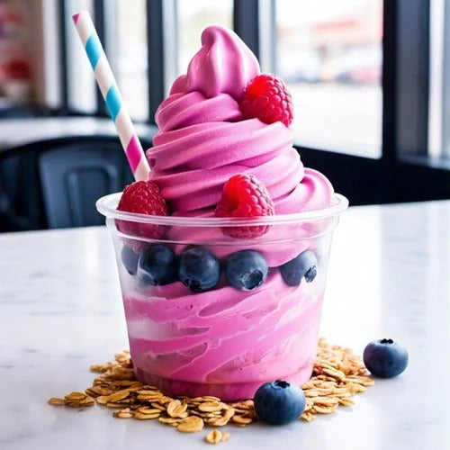 Frozen Yogurt Powder Mix – Mixed Berries Flavor | Home Use