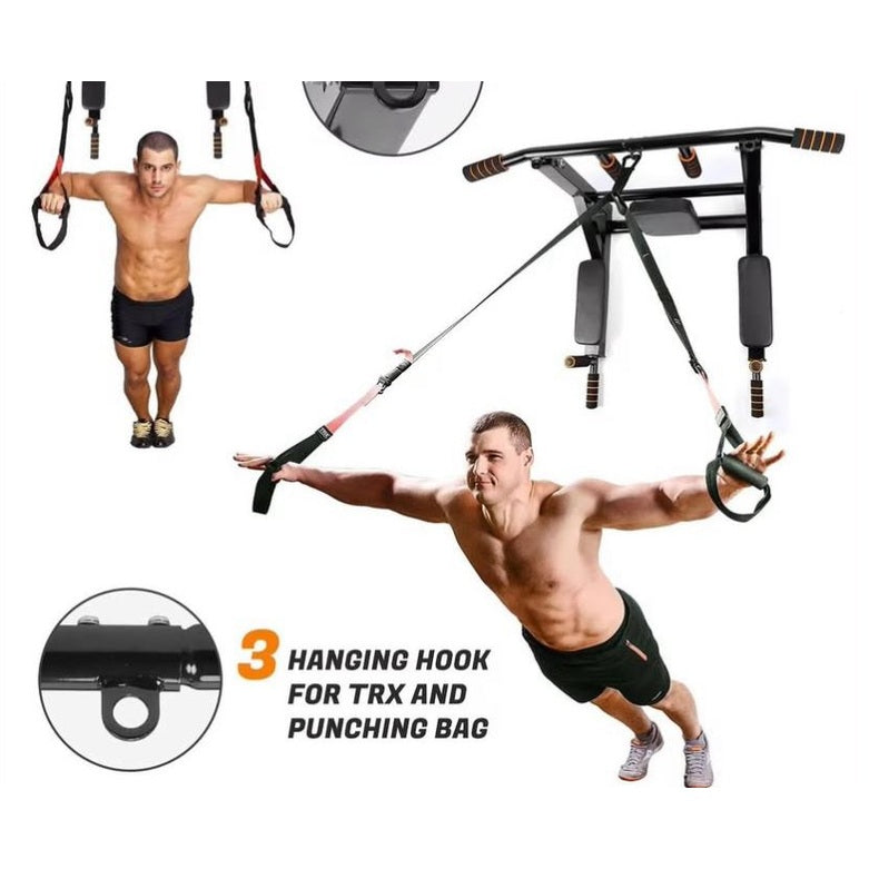 Multi Functional 2-in-1 Pull-Up & Dip Bar