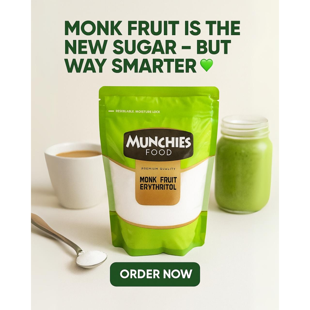 Monk Fruit Sweetener-Erythritol