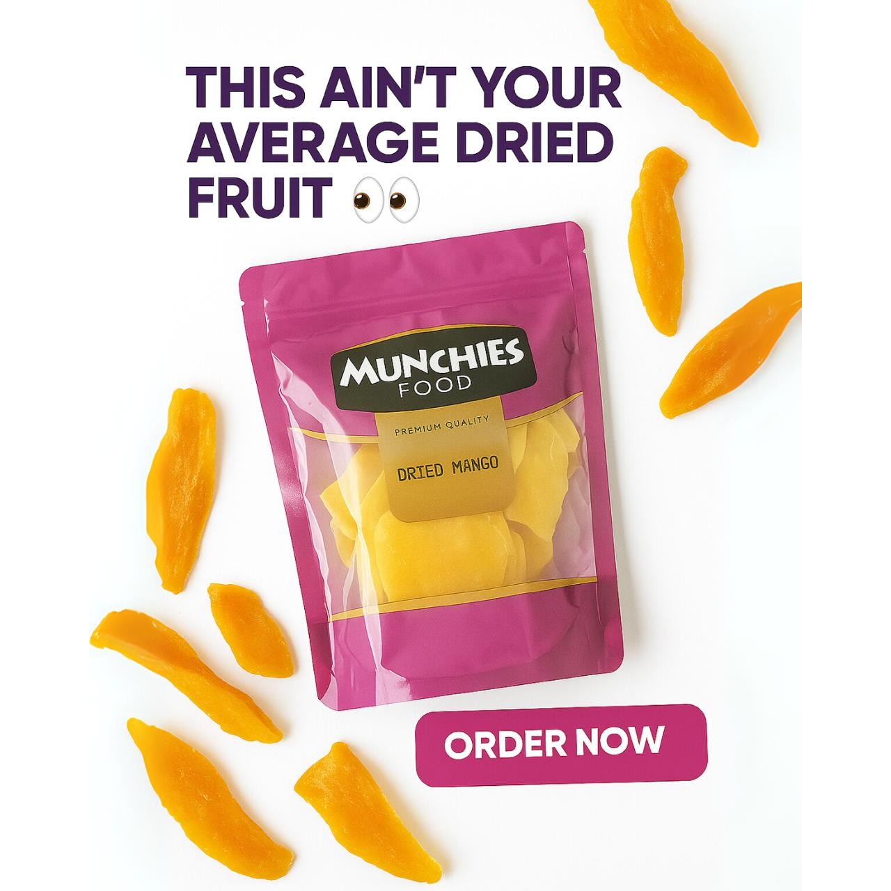 Dried Mango - High in Vitamin C & Dietary Fiber